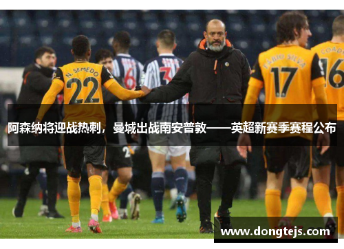 阿森纳将迎战热刺，曼城出战南安普敦——英超新赛季赛程公布